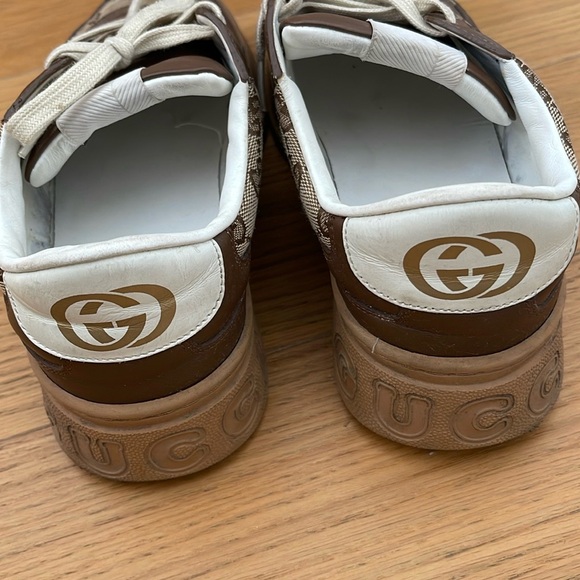 Gucci Brown and Tan Sneakers - Picture 3 of 8